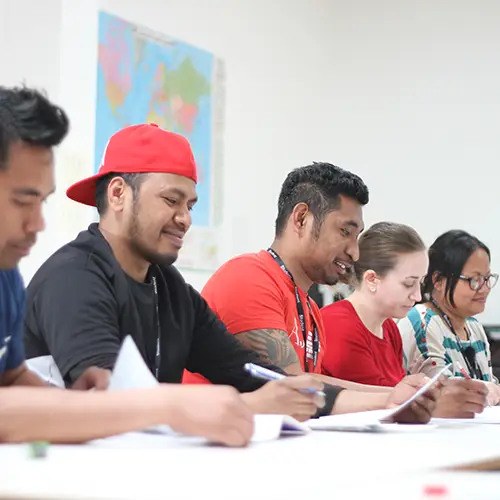 ESOL students in class