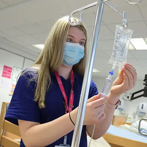 Health and Social Care hospital room