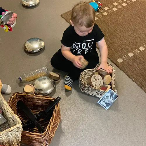 Starting point nursery child playing